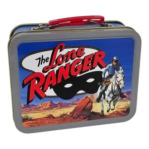 The Lone Ranger Mini Lunch Box Tin 2001 General Mills Cheerios 60th Anniversary